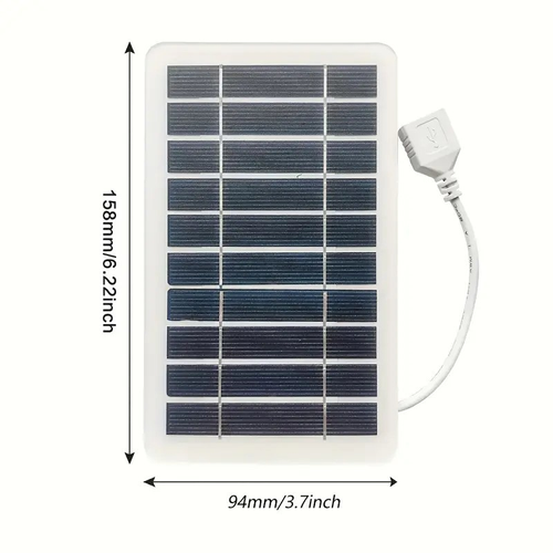 2W 5V Solar Charging Panel Solar Outdoor Mobile Phone Portable Solar Panel Charger