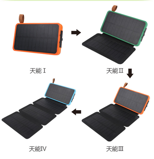 2025 Hot Sale Outdoor Solar Power Banks Portable Battery Charger Supply 20000mah Phone Quantity Led