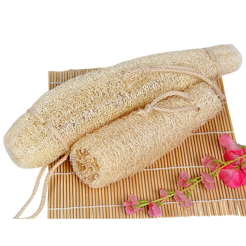 Organic Loofah Sponge for Bathing Spa Exfoliating Scrubber Natural Luffa Body Wash Sponge Body Massage and Care