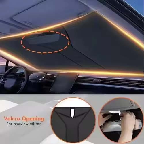 🔥🔥🔥Car Front Window Sunshade Cover Sun Shade Windshield Visor Windscreen Folding Auto UV Protection Curtain Styling Accessories