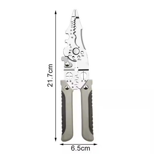 💥Multifunctional Folding Wire Stripper-Professional Electrician Tool A multi-functional electrician's pliers that every household must have prepared.