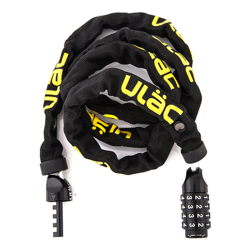 Top-quality 5-digit steel bicycle chain lock with personalized anti-theft code. Mountain bike, electric bike, motorcycle lock.
