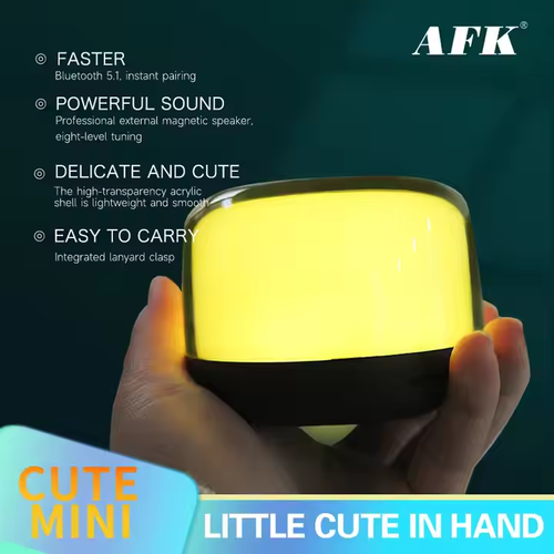 Clear out the stock! The last 10 wireless Bluetooth speakers - stylish music speakers with adjustable brightness, warm white light, and support for RGB color transformation. Hurry, they'll be gone soon!