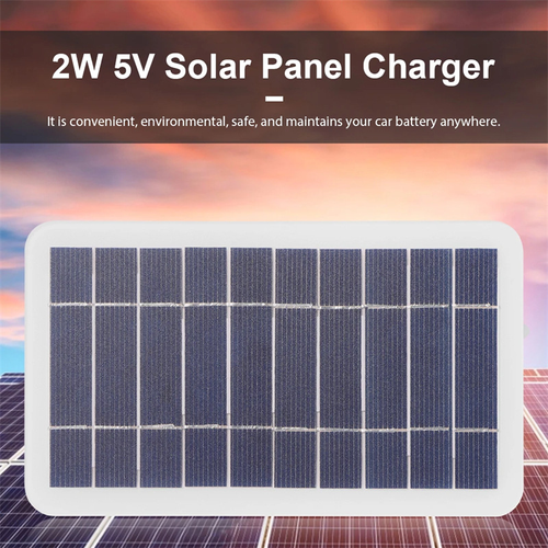 2W 5V Solar Charging Panel Solar Outdoor Mobile Phone Portable Solar Panel Charger