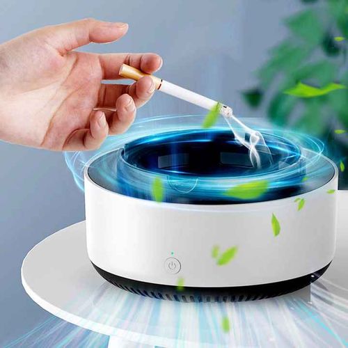 Multifunctional ashtray smokeless ashtray, battery HEPA filter, can reduce smoke for home, office