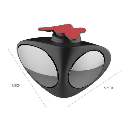 Car dual-view assist 360 two-way small round mirror