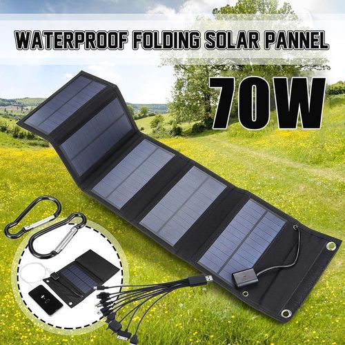 Solar foldable bag USB charger camping charging mobile phone power generation photovoltaic panel