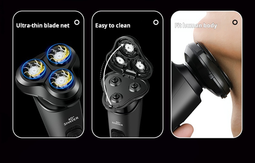 4D Electric Shaver Rechargeable Multi-function 4-in-1