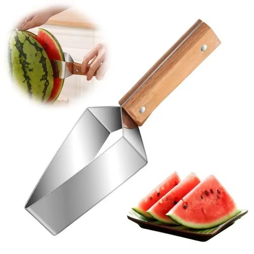 Portable Stainless Steel Watermelon Slicer Artifact Knife Corer for Fruit & Vegetable Watermelon Clip Tool