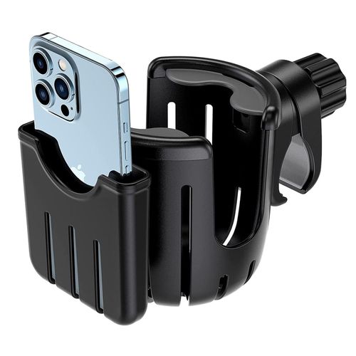 2 in 1 Universal Bicycle Water Bottle Phone Holder for Motorcycles, Bicycles, Carts, Wheelchairs and Cars