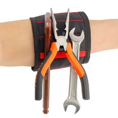 Portable Tool Pocket Extra Strong Magnet Wrist Tool Strap Adjustable Magnet Wrist Strap