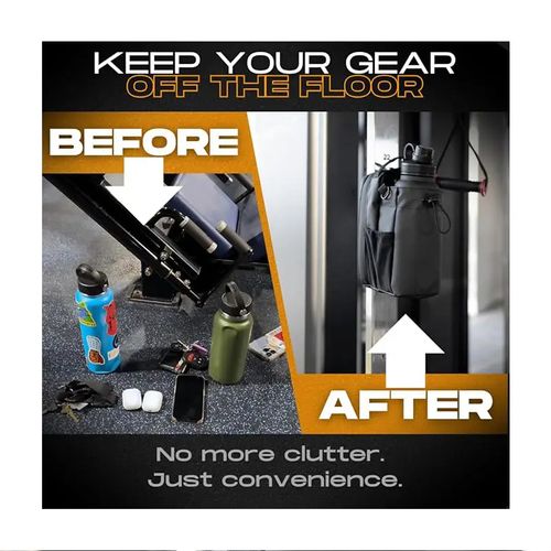 Crossbody Bag Magnet Sports Gym Shoulder Bag Removable Shoulder Strap Holder with Magnetic Cooler Bag