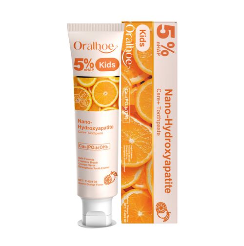 Children's Oral Care Brightening Teeth Cleansing Sweet Orange Flavor Toothpaste