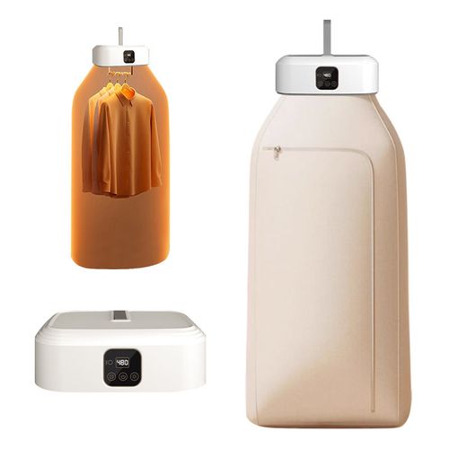 Portable Electric Tumble Dryer, Mini Foldable 600W Hot Air Clothes Dryer