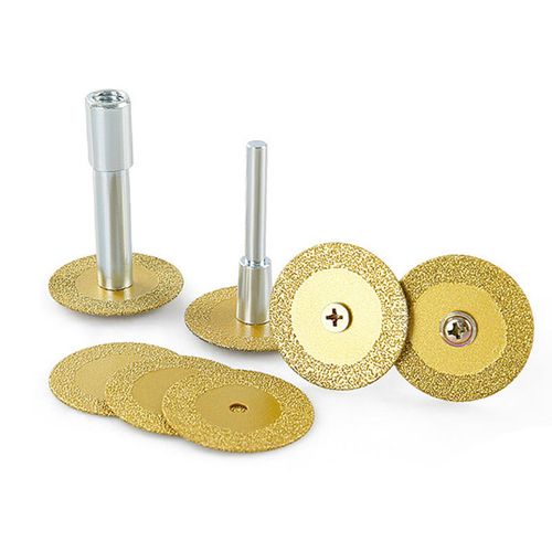 6-piece set 40mm diamond cutting disc electric saw blade marble jade tile grinding wheel practical and beautiful seam cleaning tool