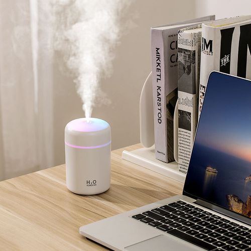 Portable Noiseless USB Mini LED Air Purifier Smart Cool Mist H2O Humidifier Home Car Outdoor
