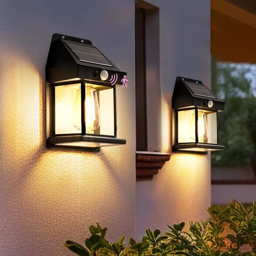 Solar sensor light outdoor wall light balcony light entrance door led atmosphere garden light garden waterproof wall light