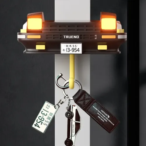 Fancy gift can jump ride car headlight keychain car lover gift