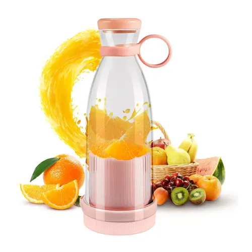 Electric Juicer Cup Sport Bottle 6 Blades Blender Milkshake Machine USB Mini Fruit Milk Mixing Tool Fresh Juice Portable Blender