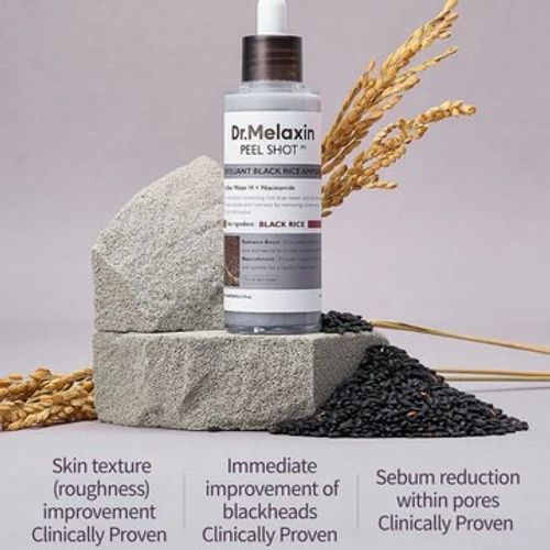 Black rice ampoule Soft Softening Exfoliating Moisturizing Essence