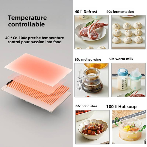 Kitchen heating electronic silicone mat