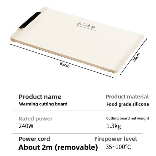 Kitchen heating electronic silicone mat