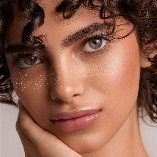 2026 New Western-Style Gold & Silver Foil Freckle Tattoo Stickers (Cash on Delivery Available)