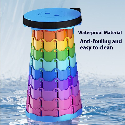 2026 New Model Rainbow Retractable Stool — Portable Outdoor Use (Cash on Delivery Available)