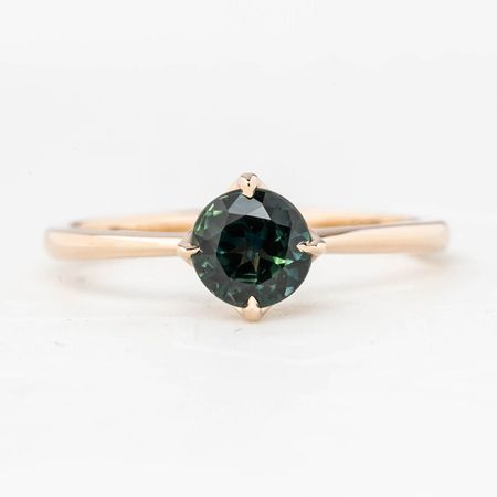 【即日配送】アリスリング ・0.79ct・加熱クイーンズランド産サファイア・K14RG