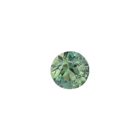 1.65ct Round Cut Parti Green Yellow Madagascar Sapphire SR345