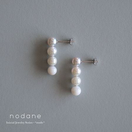 【nodane】nude - stick earrings