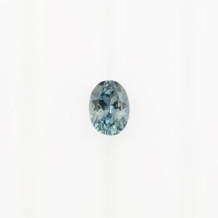 0.90ct オーバルカット ライトティールブルーグリーンサファイア モンタナ産