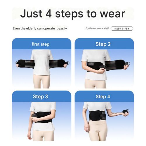 Best-Selling Dual-Pull Lumbar Support Belt - Adjustable Waist Corrector with Breathable Mesh | Lumbar Brace with Pulley Drawstring for Posture Alignment
