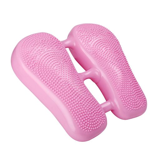 New Hibiscus Pink Stepper for Home Use - Multifunctional Fitness Equipment for Women | Inflatable Pedal Stepper for Exercise & Fat Loss