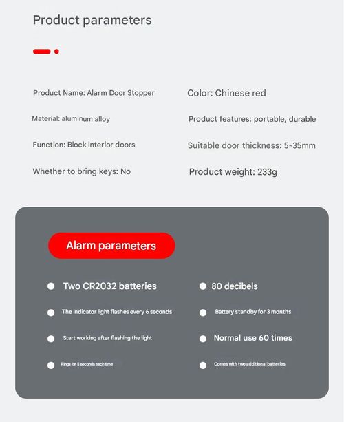 Smart Alarm Door Stopper - Portable Security for Home, Hotel & Travel | Women & Solo Traveler Safety Essential