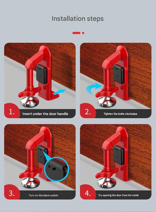 Smart Alarm Door Stopper - Portable Security for Home, Hotel & Travel | Women & Solo Traveler Safety Essential