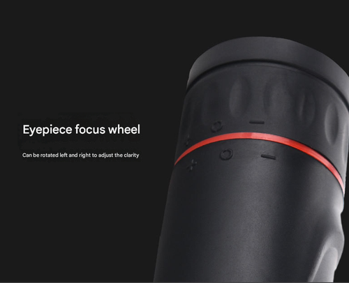 2000x25 Compact Monocular Telescope - HD Monocular with Universal Phone Mount & Telescopic Tripod | Pocket-Size Telescope for Outdoor Use