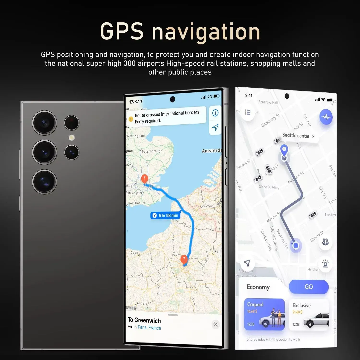 Big price cuts！Unlock the future with this popular S24 Ultra Support 4G Network 2+16GB smartphone! Big screen + big memory