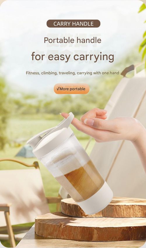 Electric Shaker Cup - Portable High-Speed Blender for Fitness & Sports | Automatic Protein Shaker, Milkshake Cup & Coffee Mug