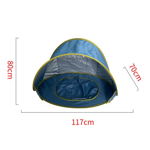 Sky Blue Stylish New Beach & Rain Shelter Tent - UV-Protective Sun-Resistant Camping Tent | Thickened Detachable & Foldable Outdoor Tent