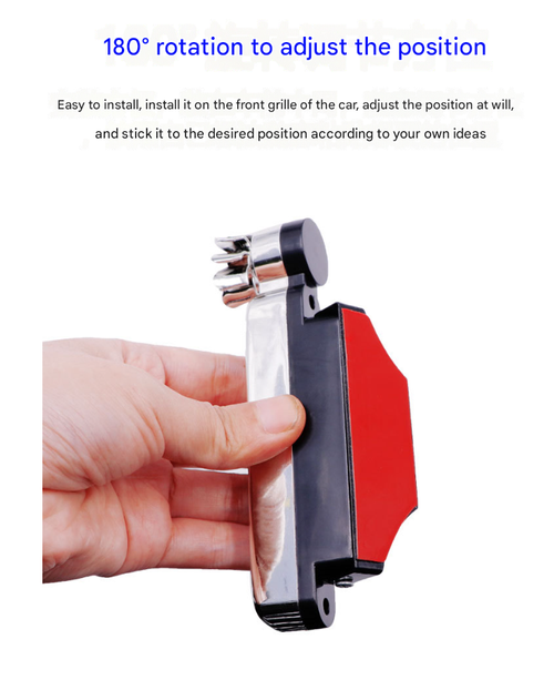 (1 Pair)Car Wind-Powered Daytime Running Lights - LED Wind-Activated Grille Lights for Vehicle Modification | Wire-Free Blue Decorative Wind Lights