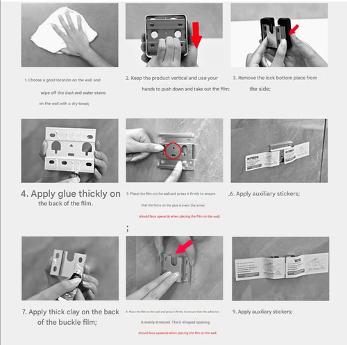 Effortless Invisible Clothesline: No-Tools Installation, Retractable & Tuck Away - Sleek Black for Bathroom, Balcony, Any Room