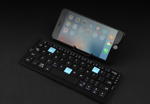 「BOW Origami Smart Keyboard」- AI Auto-Wake Folding Design w| Bluetooth 5.3 | Ultra-Compact for iPad | Android Tablets