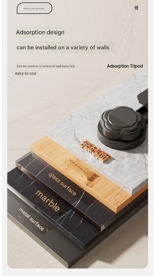 Gray Single-Layer Suction Cup Triangle Storage Rack - Drill-Free Bathroom Organizer | Suction Cup Towel Rack for Bathroom & Toilet Storage