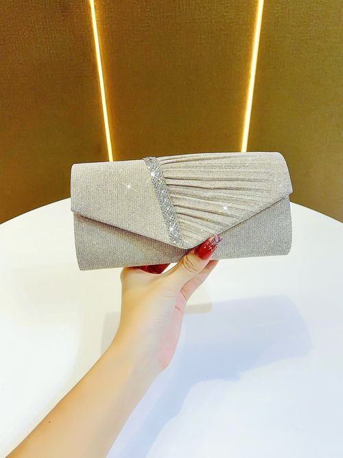 2025 New Gold Clutch - Sparkling Rhinestone Envelope Handbag | Women's & Luxury Bags