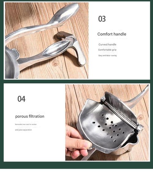 Manual Juicer for Bubble Tea Shops - Efficient Lemon and Pomegranate Juicer | Compact Home Juicer with Pulp Separator