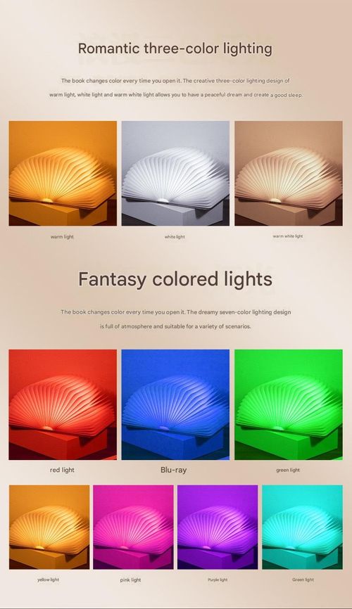 360° Foldable Magnetic Wooden Book Lamp (Black) - Creative Colorful Ambient Night Light | Ideal Corporate & Holiday Gift, Table Lamp for Living Room & Bedroom