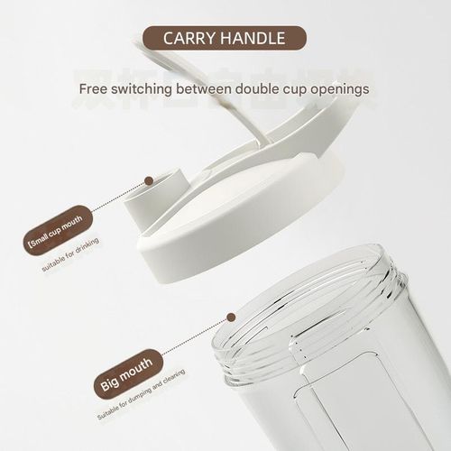 Electric Shaker Cup - Portable High-Speed Blender for Fitness & Sports | Automatic Protein Shaker, Milkshake Cup & Coffee Mug