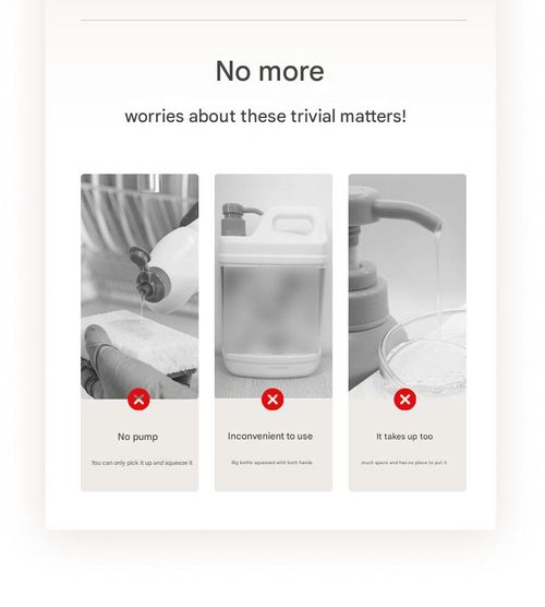 White Manual Soap Dispenser with Soap Compartment - Portable Countertop Dispenser for Kitchen Dish Soap | Sponge-Friendly Press-Type Liquid Soap Holder