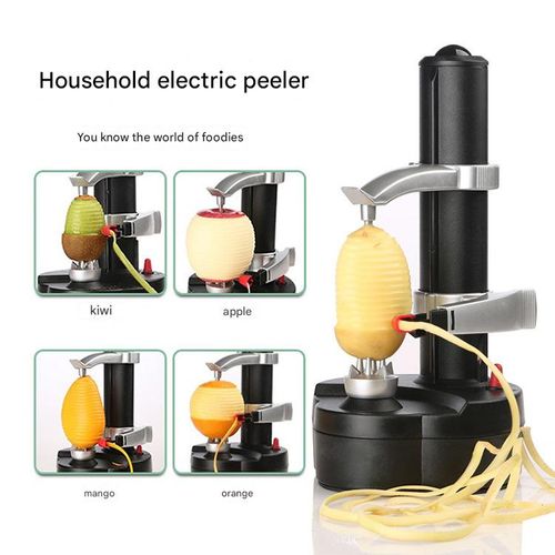 Electric Fruit and Vegetable Peeler - Quick, Easy, Automatic Peeling for Apples, Potatoes, and More | For Home, Grocers, and Restaurants